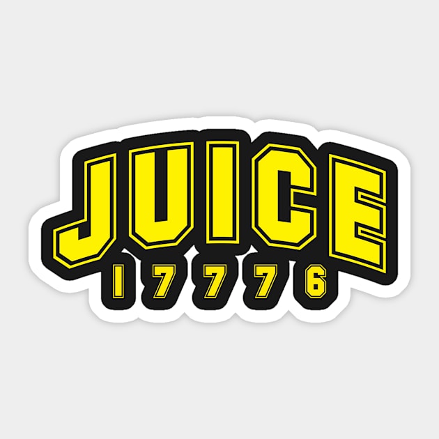 JUICE Jersey Sticker by TotallyNormal